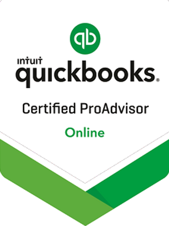 QuickBooks Online Certified ProAdvisor badge